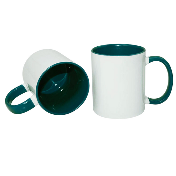 Dark Green Inner Sublimation Mug