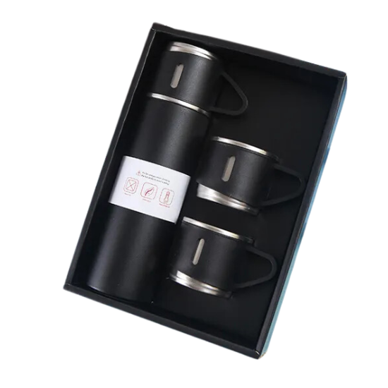 Vacuum Flask Set Black