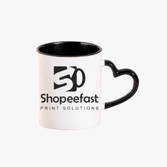 Sublimation Heart Handle Mug (Minimum Order 50 Pcs)