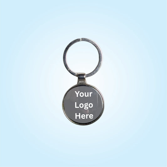 Round Metal Body Keychain (SF341) (Minimum Order 50 Pcs)