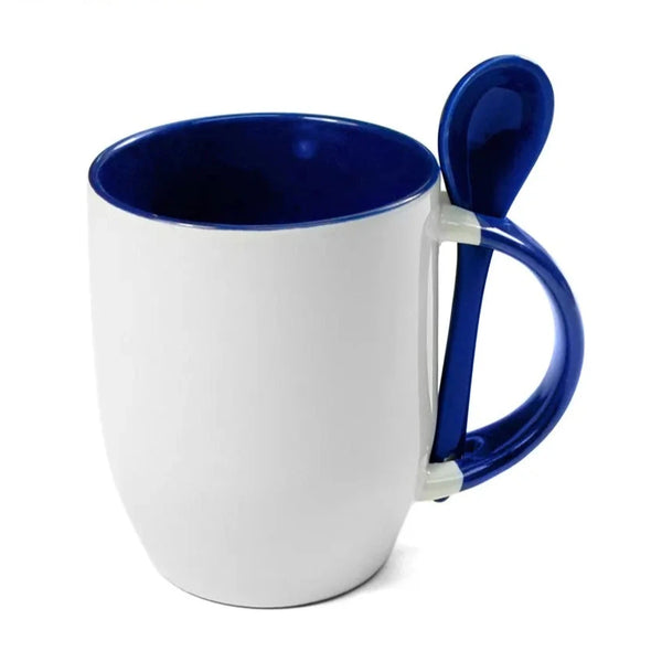 Sublimation Spoon Mug Inner Blue