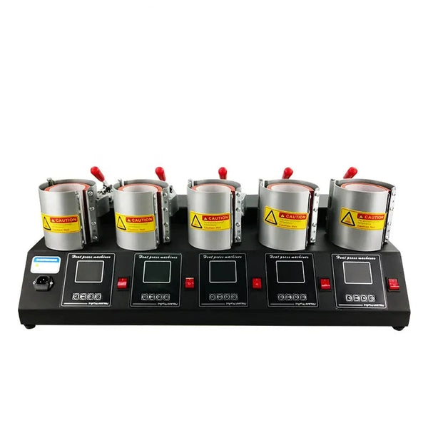 5 Mug Heat Press Sublimation Machine